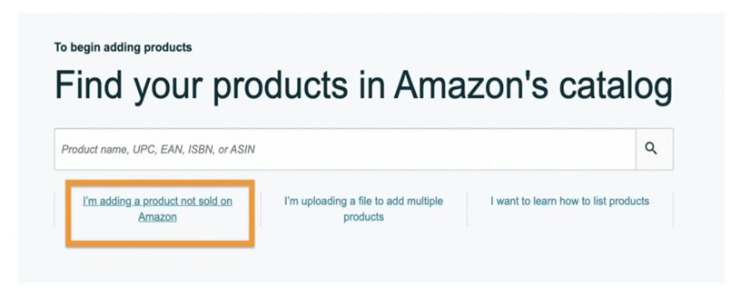 How to create a new product listing on Amazon