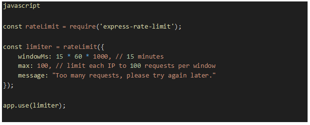 Implementing Rate Limiting