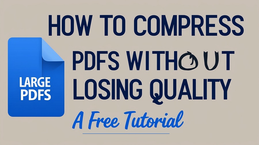 How to Compress Large PDFs Without Losing Quality – A Free Tutorial
